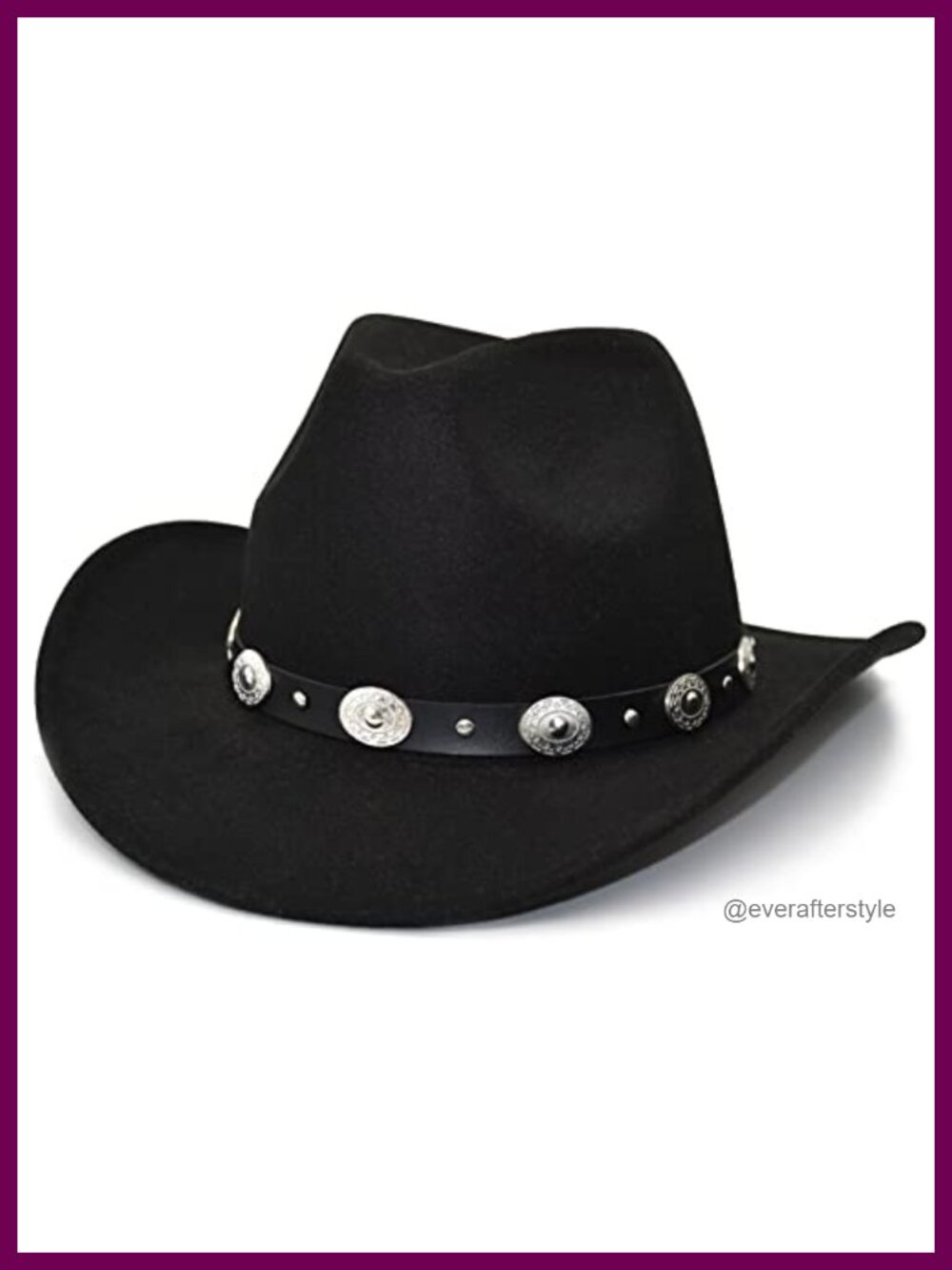 Felt Wide Brim Western Cowboy Hat Adjustable Casual Beach
